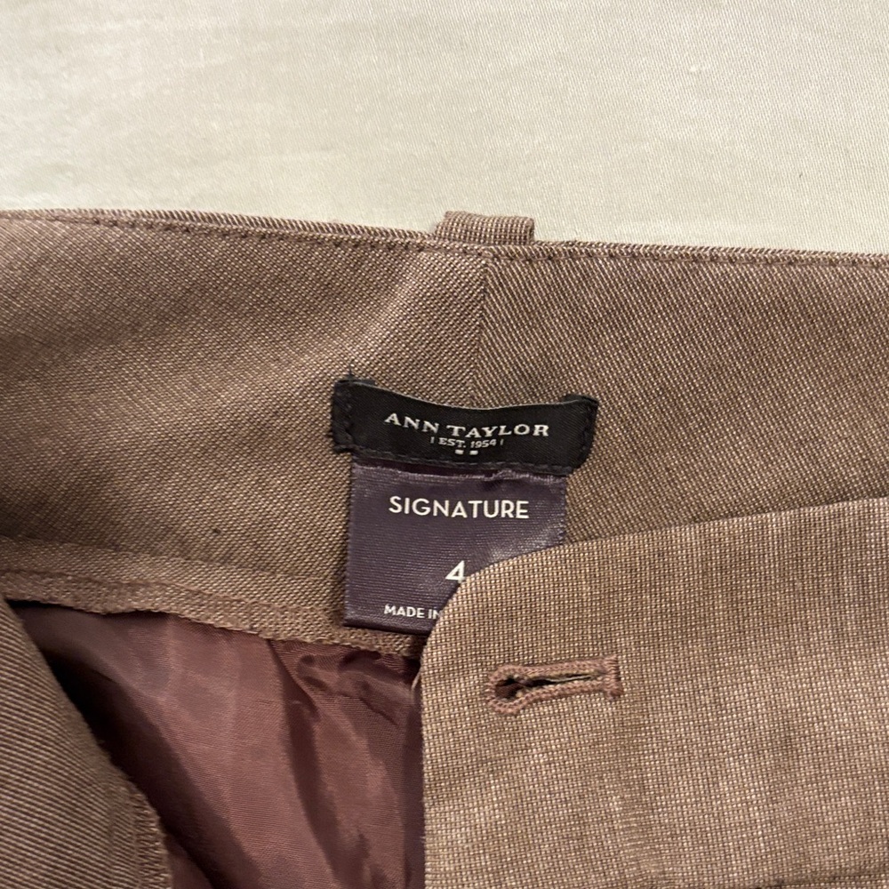 Ann Taylor Taupe Signature Blazer